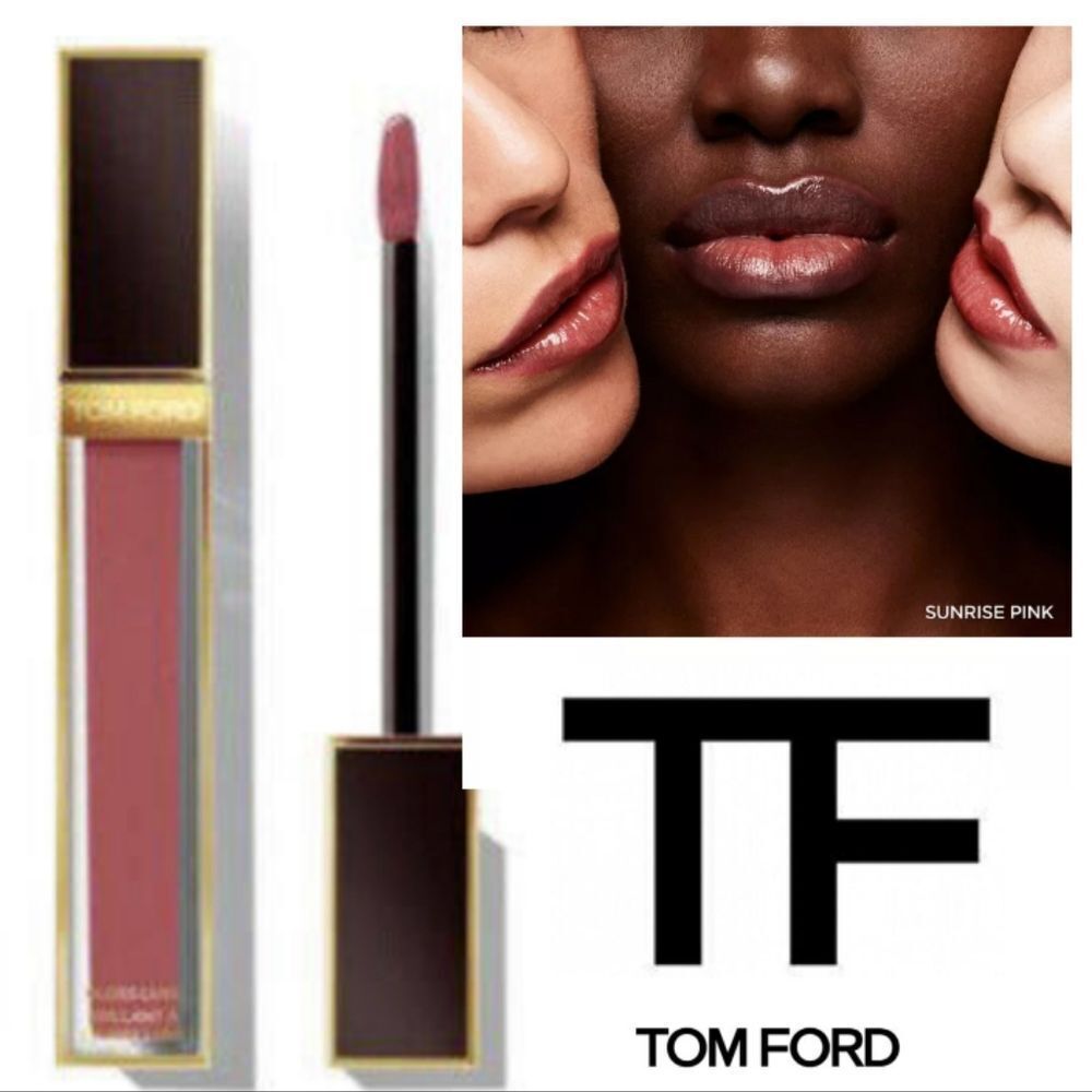 Tom Ford Luxe Gloss in Sunrise Pink (Mauve Pink) - Bridal Makeup Perfect!